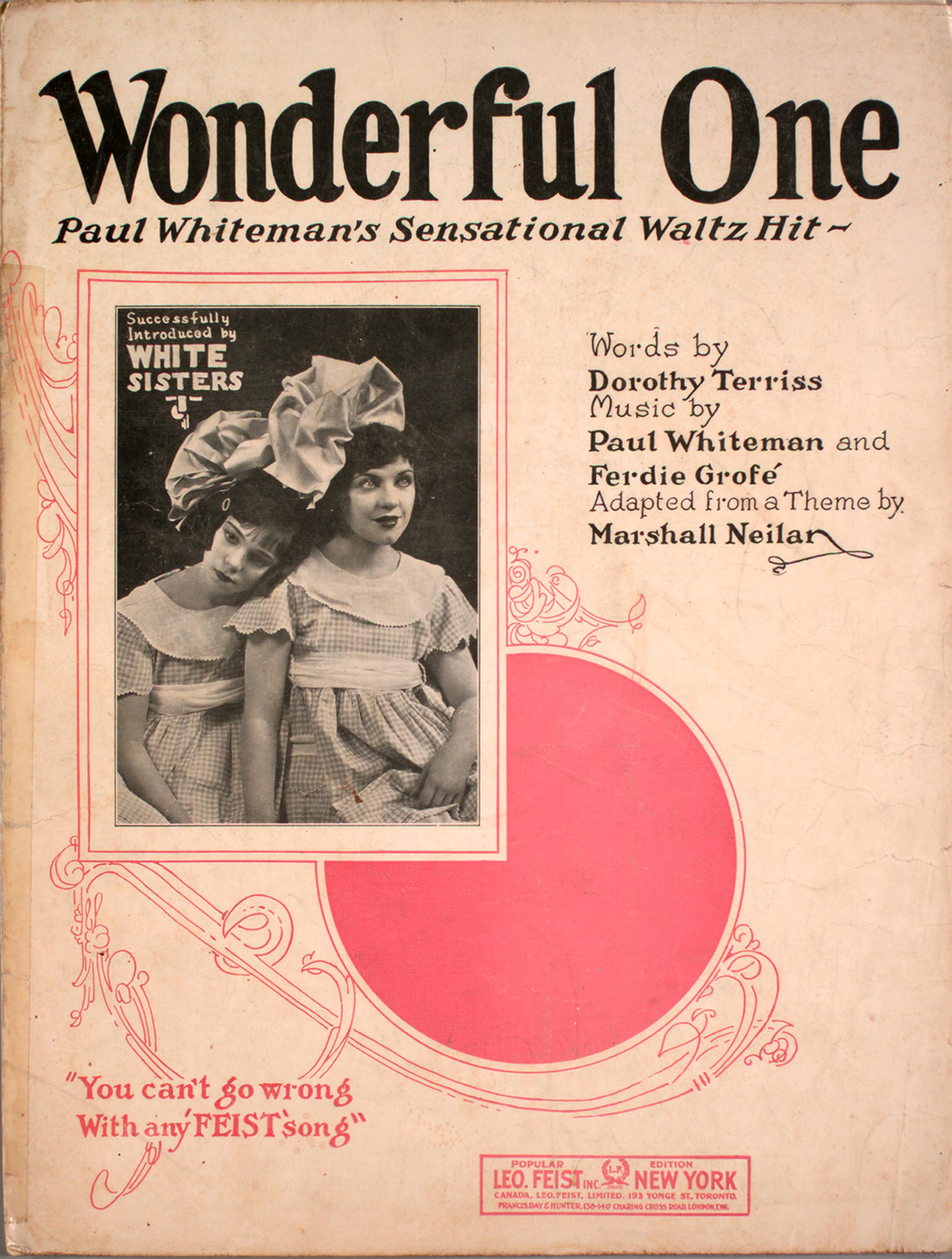 Wonderful One (Paul Whiteman's Waltz Hit) by Unknown