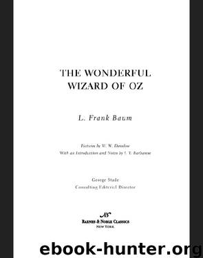 Wonderful Wizard of Oz (Barnes & Noble Classics Series) by L. Frank Baum