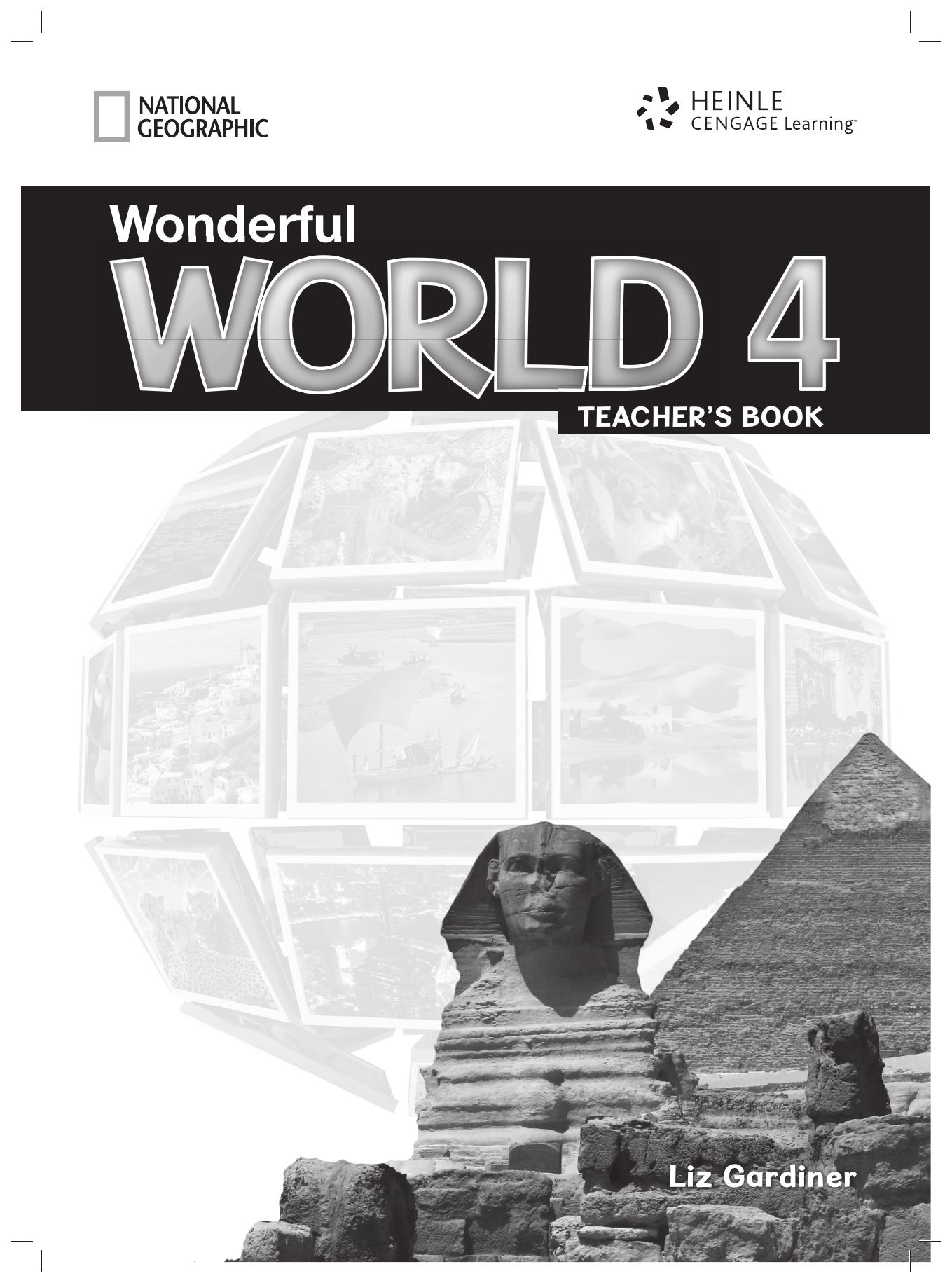 Wonderful world 4 (teacher's book) by Gardiner Liz