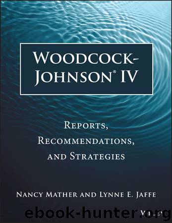 Woodcock-Johnson IV by Nancy Mather & Lynne E. Jaffe