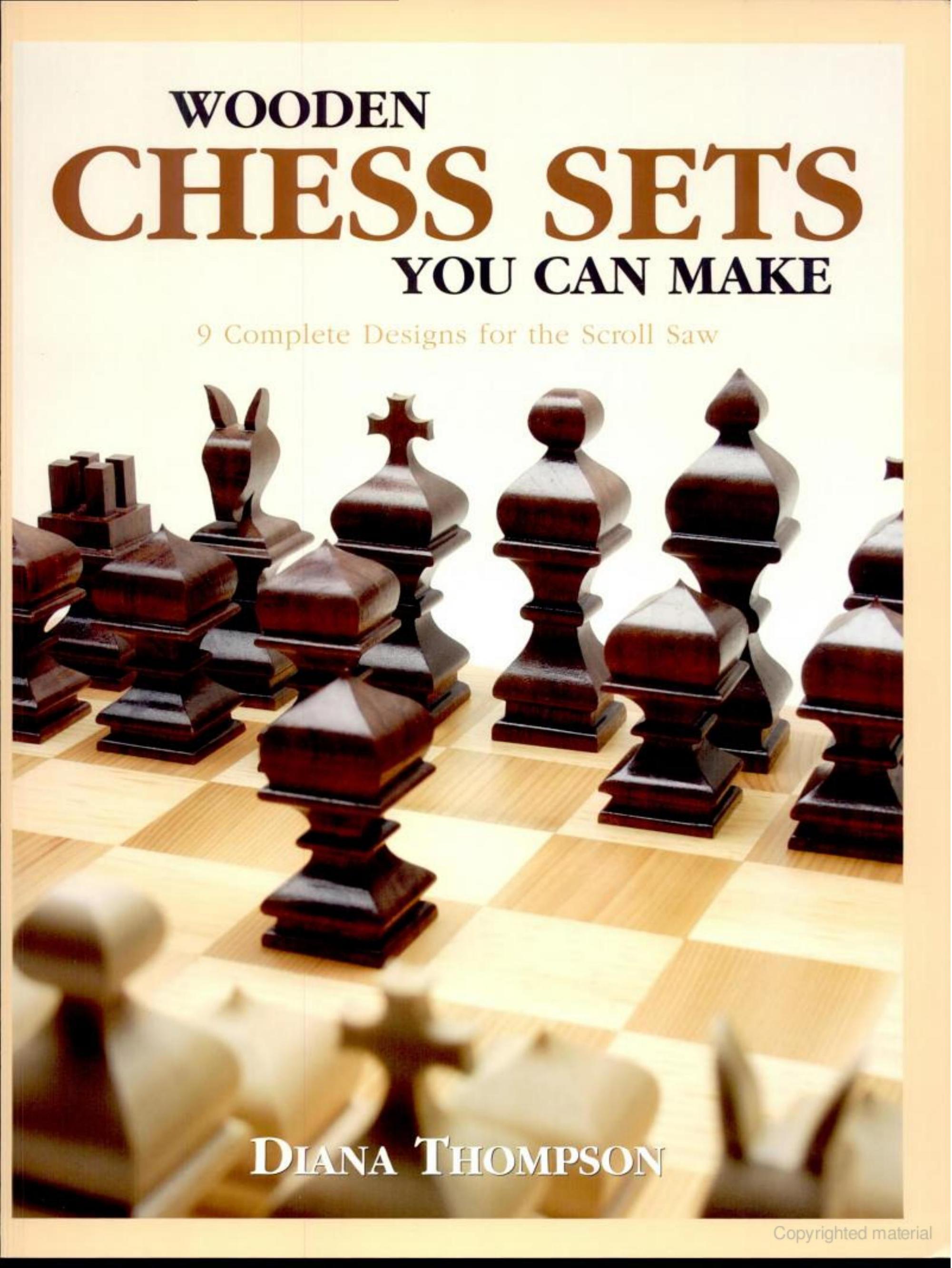 Wooden Chess Sets You Can Make by Diana Thompson