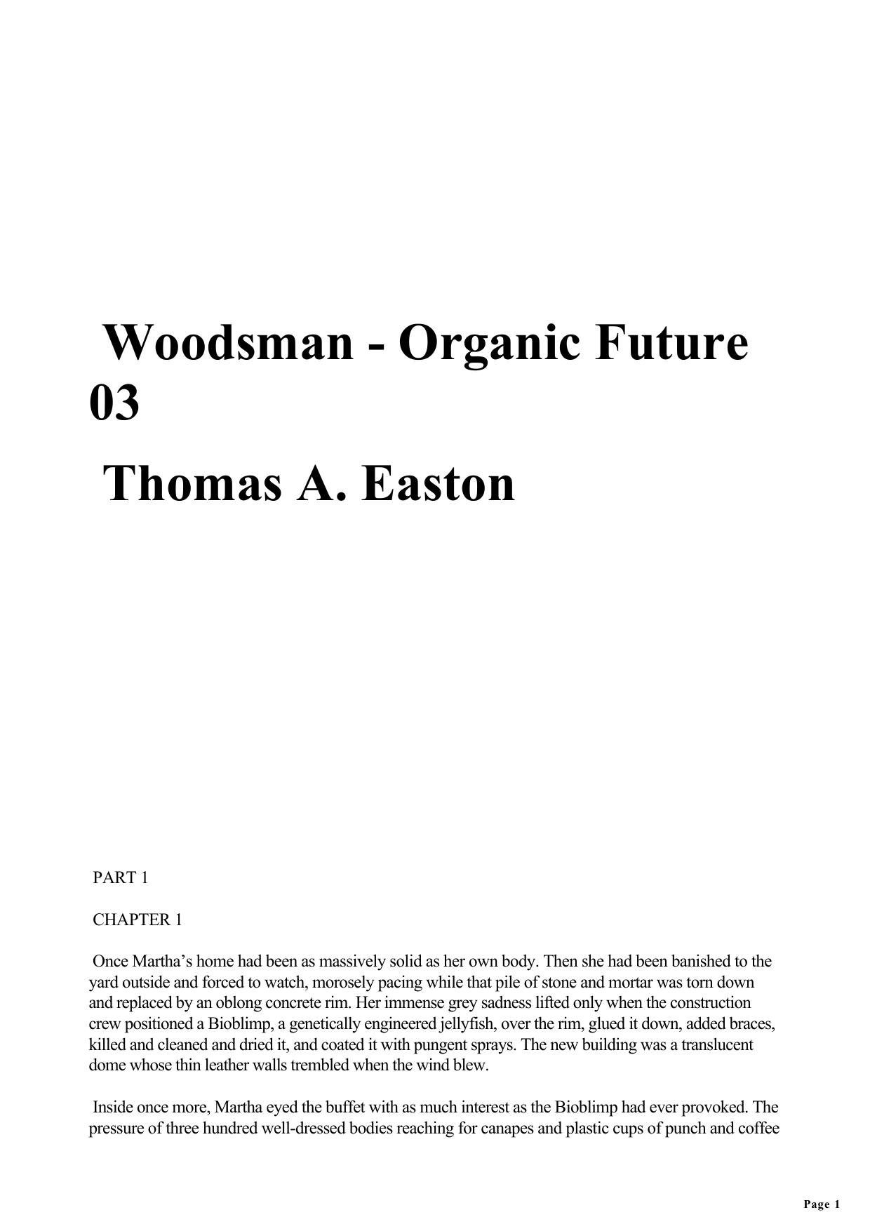 Woodsman by Thomas A. Easton