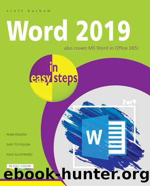 Word 2019 in easy steps by Basham Scott