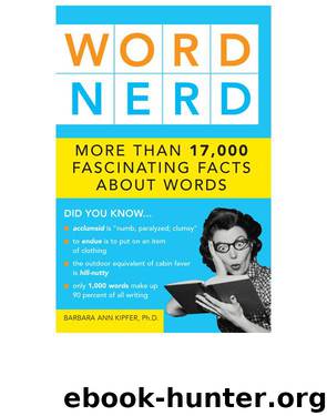 Word Nerd by Barbara Ann Kipfer
