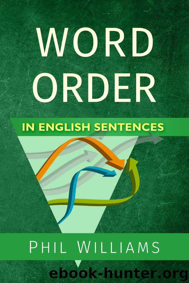 Word Order in English Sentences by Williams Phil