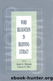Word Recognition in Beginning Literacy by Unknown