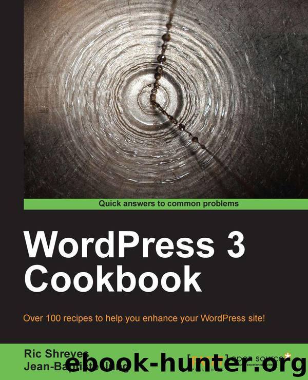 WordPress 3 Cookbook by Unknown