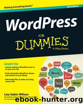 WordPress For Dummies by Lisa Sabin-Wilson & Matt Mullenweg