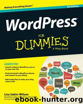 WordPress For Dummies by Lisa Sabin-Wilson and Matt Mullenweg