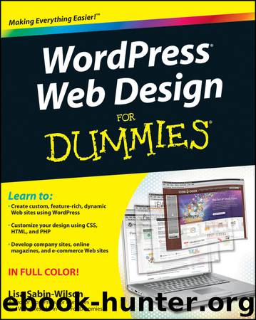 WordPress Web Design For Dummies by Lisa Sabin-Wilson