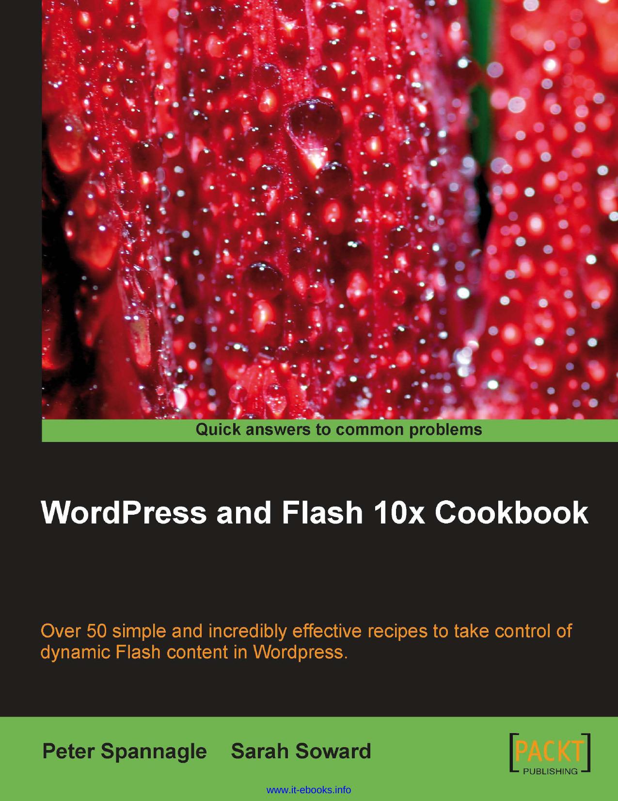 WordPress and Flash 10x Cookbook by www.it-ebooks.info