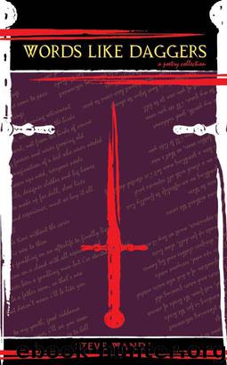 Words Like Daggers: A Poetry Collection by Steve Wands