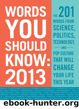 Words You Should Know 2013 by Nicole Cammorata