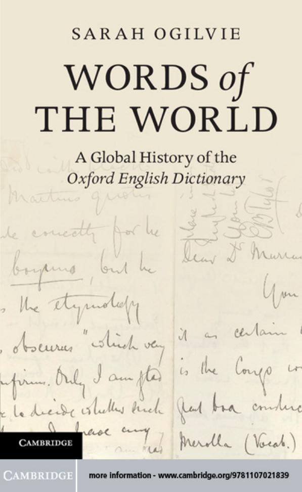 Words of the World: A Global History of the Oxford English Dictionary by Unknow