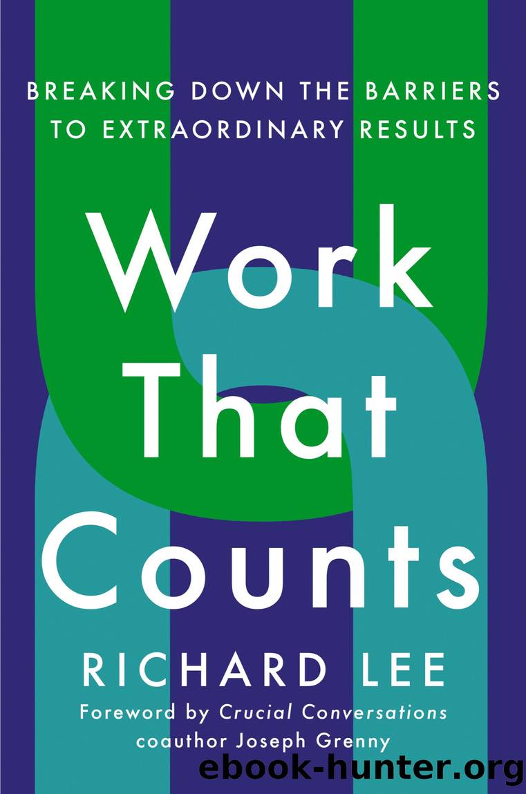 Work That Counts by Richard Lee