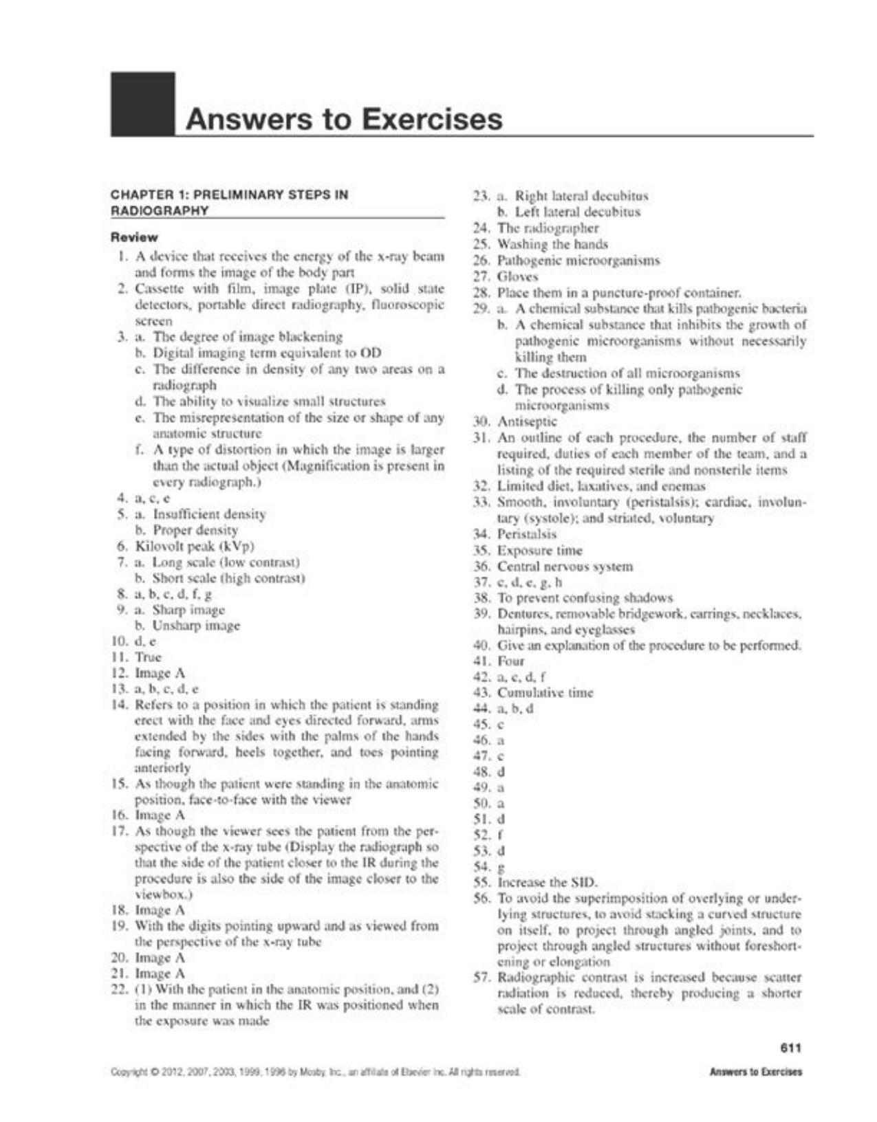 Workbook for Merrill's Atlas of Radiographic Positioning and Procedures (Incomplete) by Eugene Frank Tammy Curtis Bruce Long