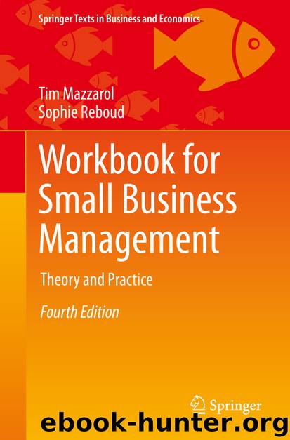 Workbook for Small Business Management by Tim Mazzarol & Sophie Reboud