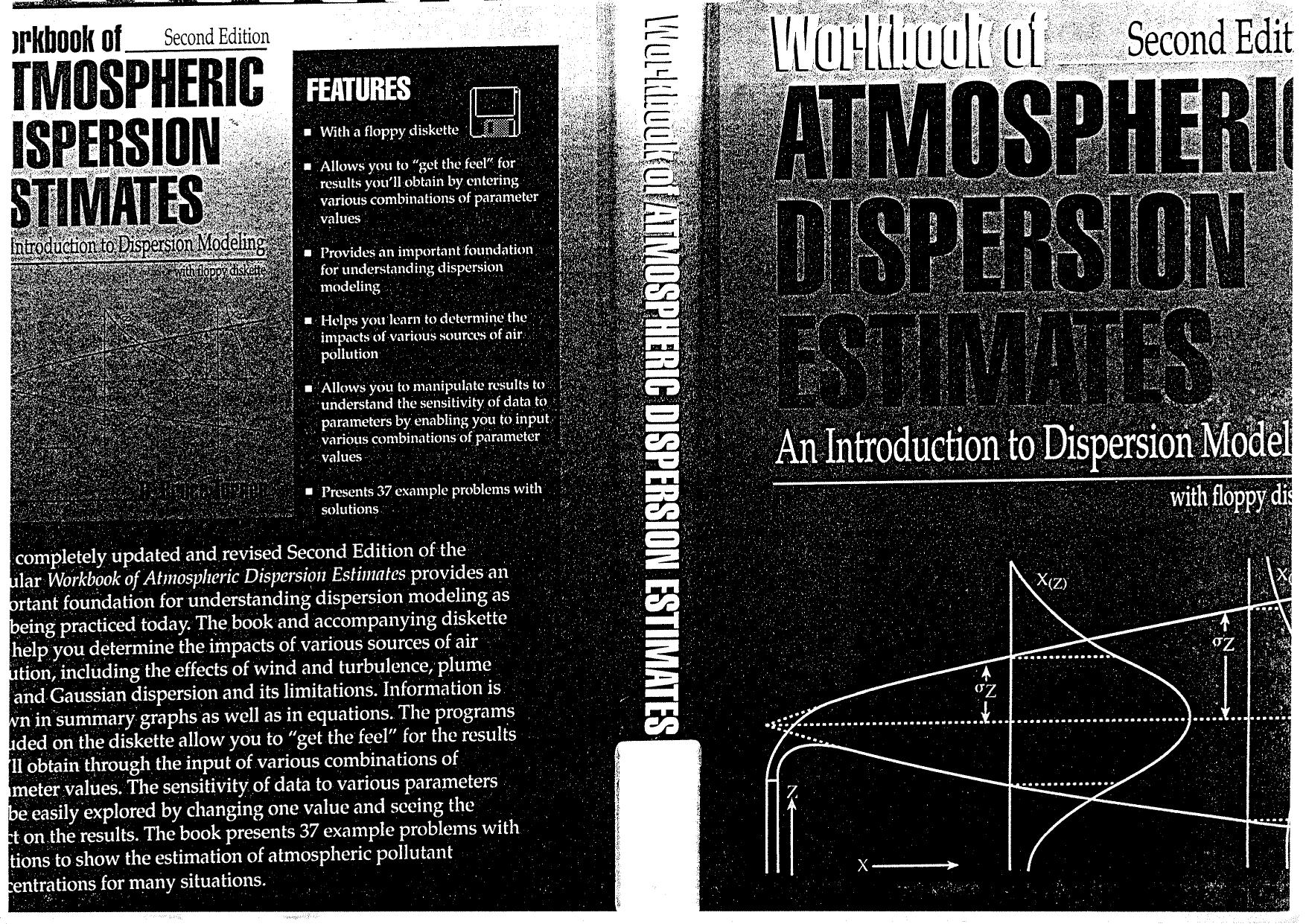 Workbook of Atmosphere Dispersion Estmiates by Turner B