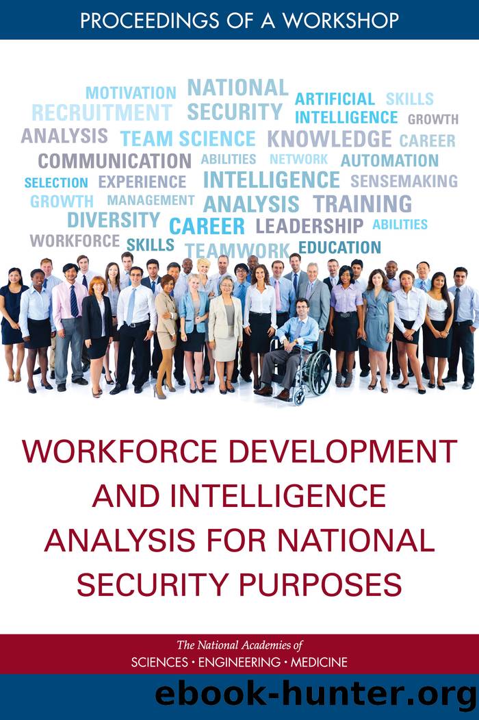 Workforce Development and Intelligence Analysis for National Security Purposes: Proceedings of a Workshop by unknow