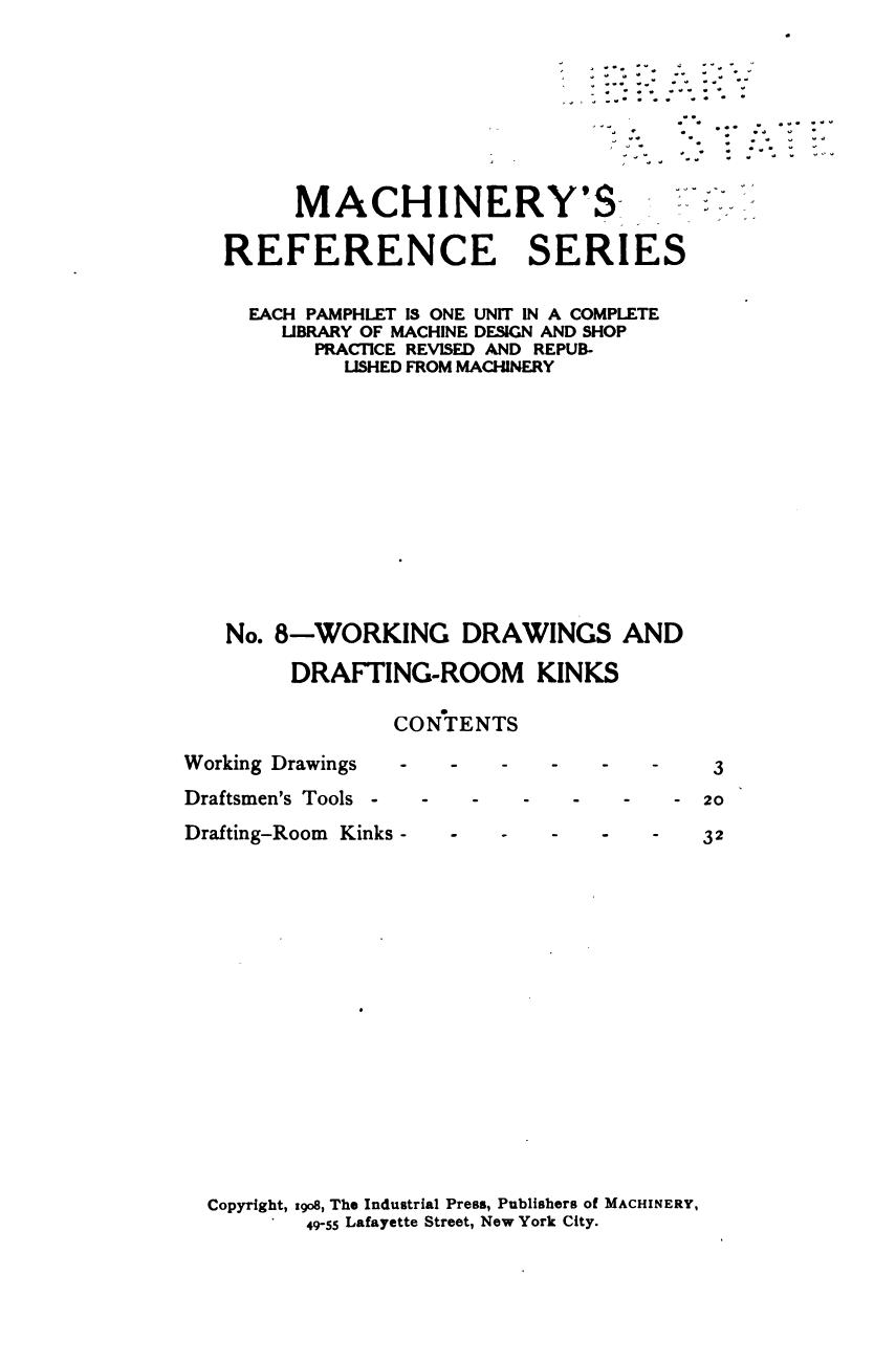 Working Drawings and Drafting-room Kinks by Unknown