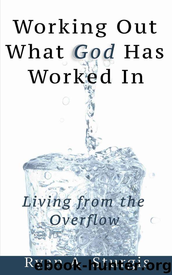 Working Out What God Has Worked In by Sturgis Ryan