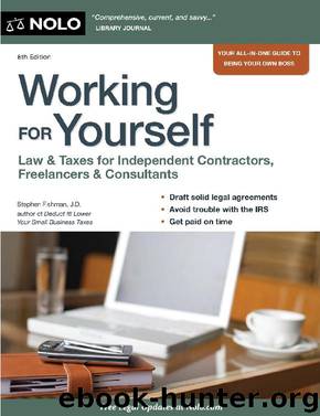 Working for Yourself by J.D. (Nolo) Stephen Fishman