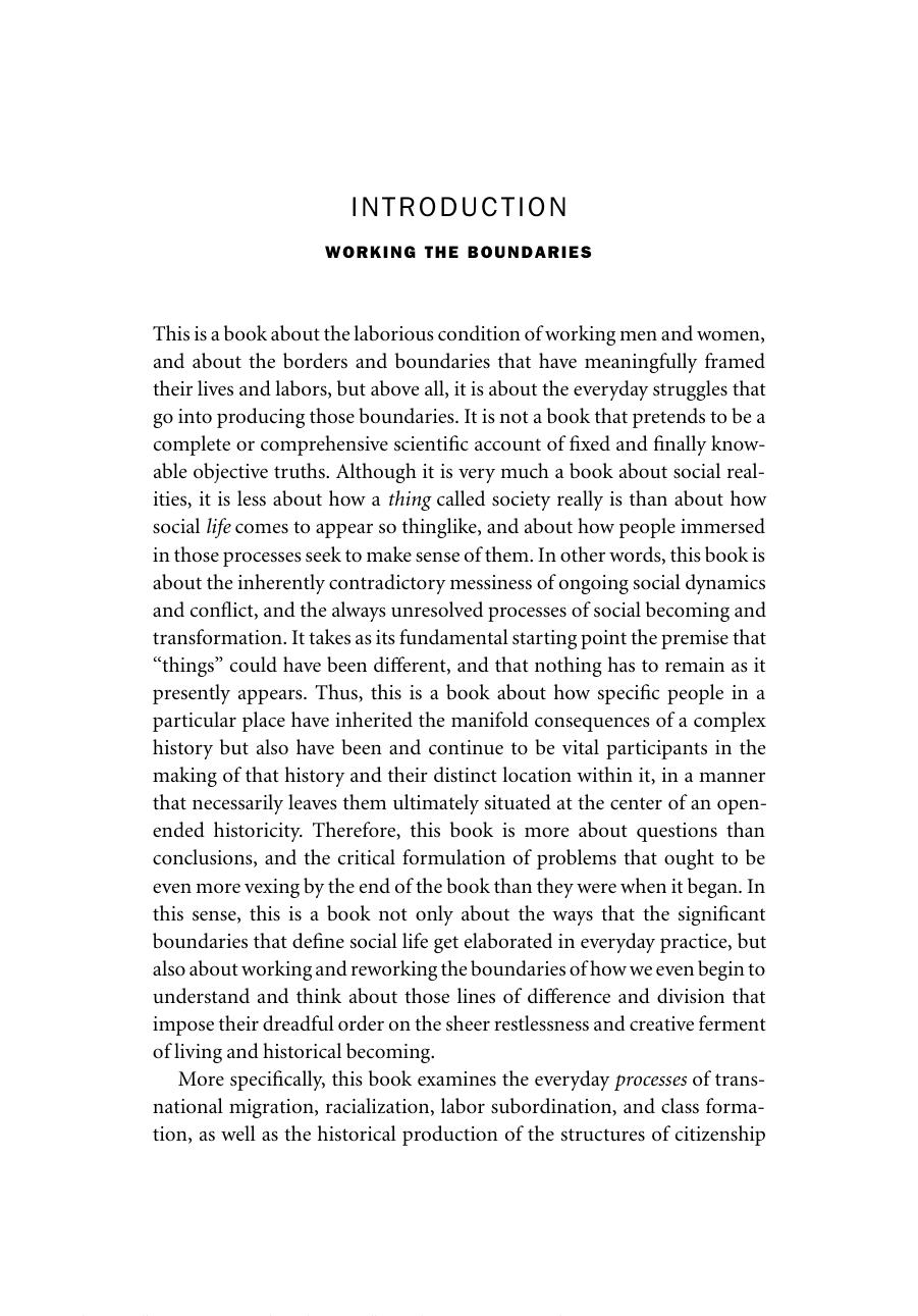 Working the boundaries : race, space, and "illegality" in Mexican Chicago by Nicholas De Genova;