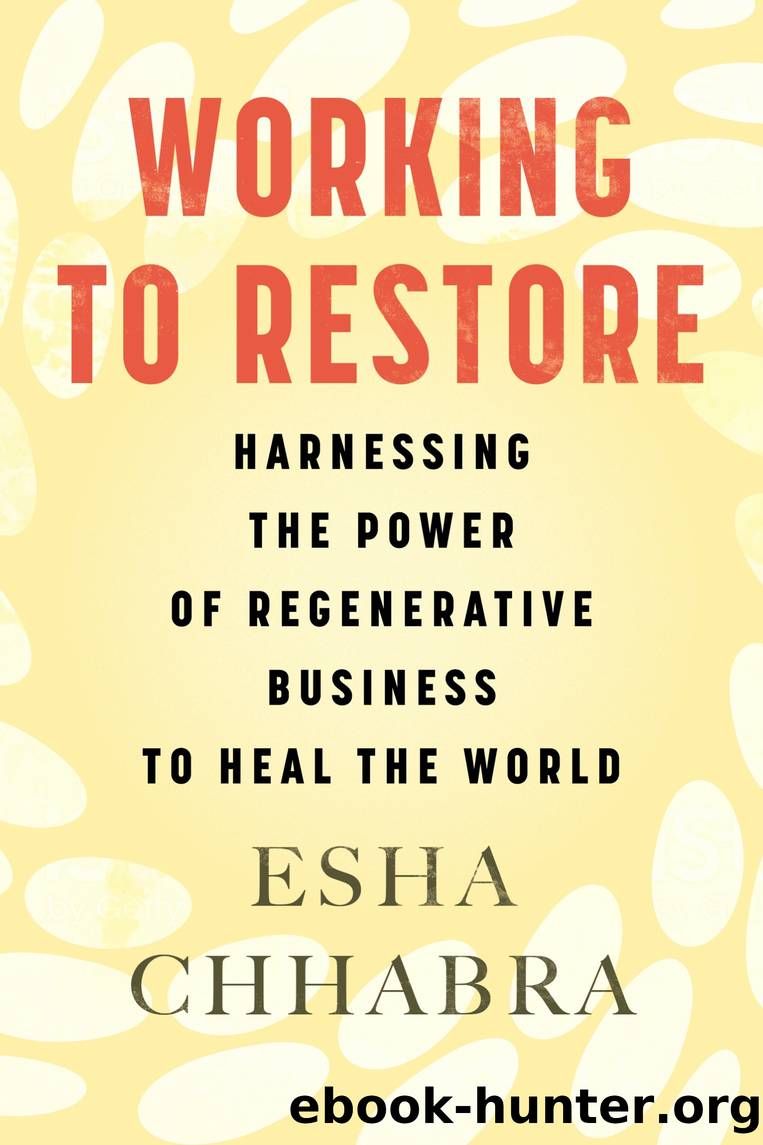 Working to Restore by Esha Chhabra