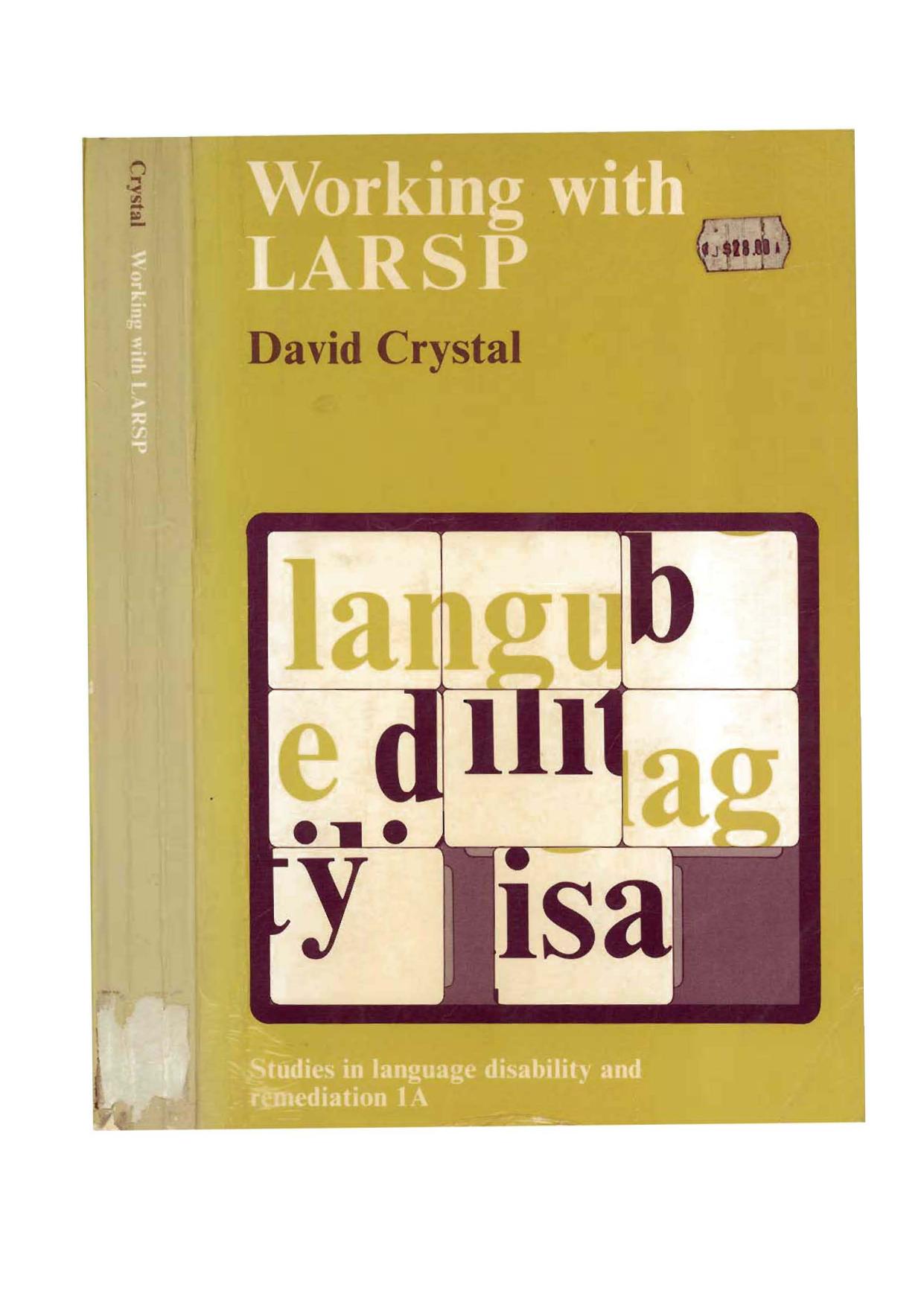 Working with LARSP by David Crystal