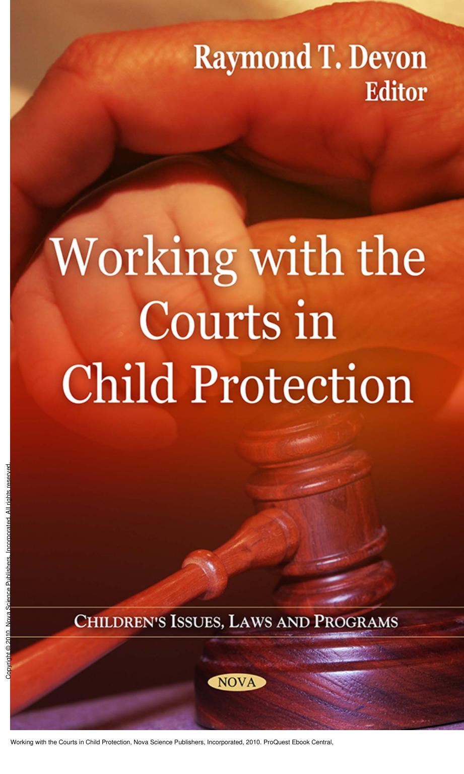 Working with the Courts in Child Protection by Raymond T. Devon
