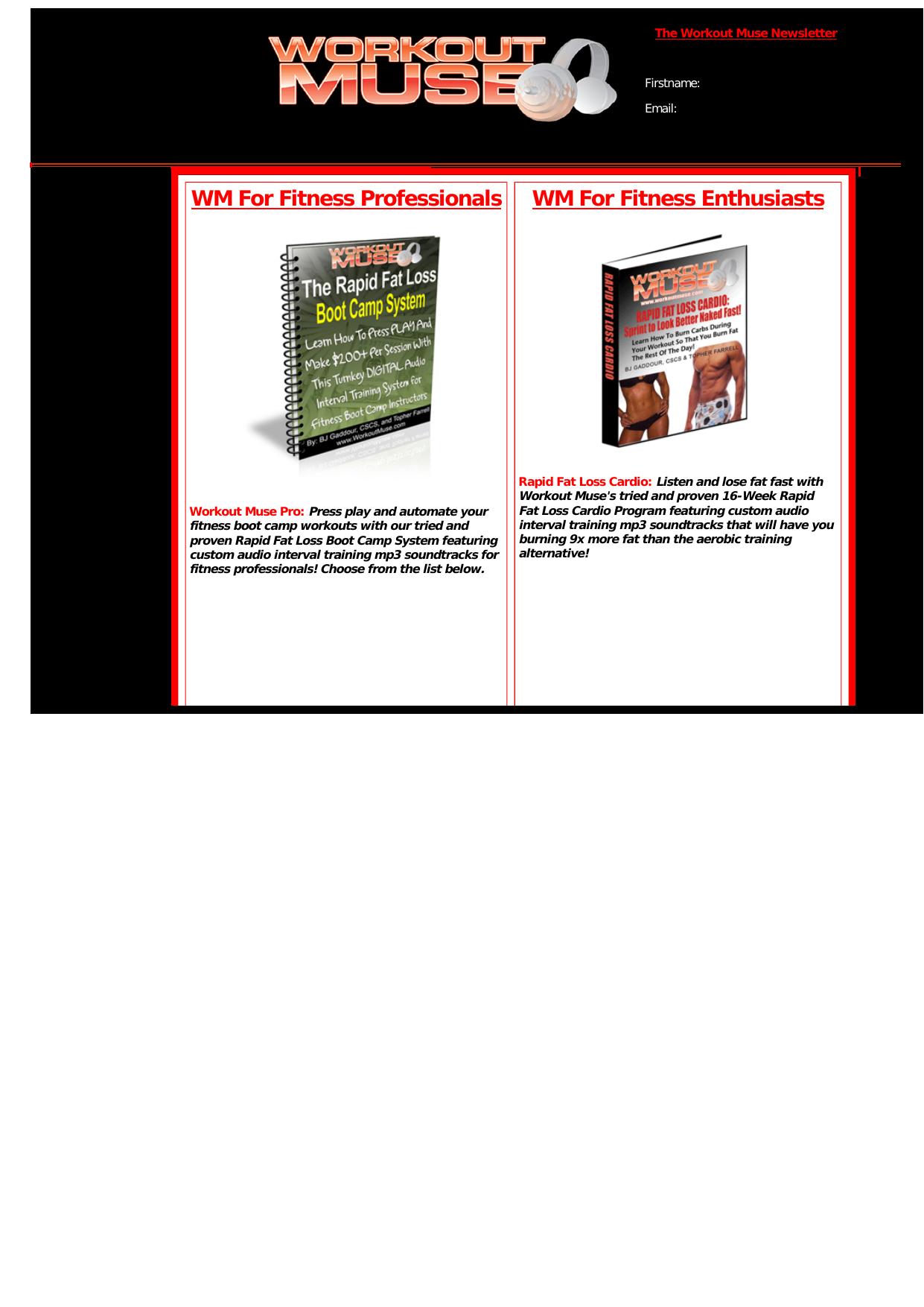Workout Muse- Rapid Fat Loss Interval Training Music. by Best of Kuszter's Collection