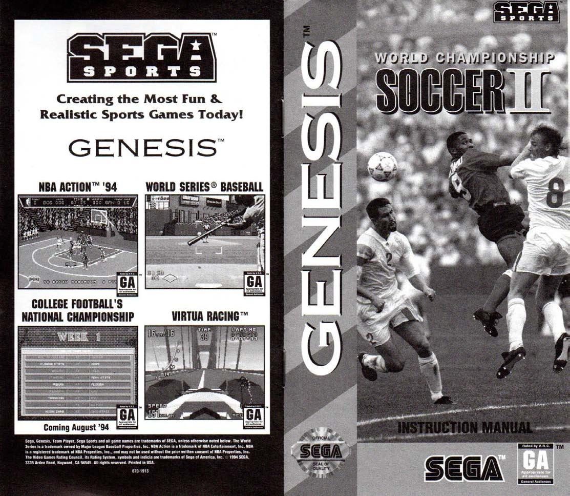 World Championship Soccer 2 (U) by Unknown