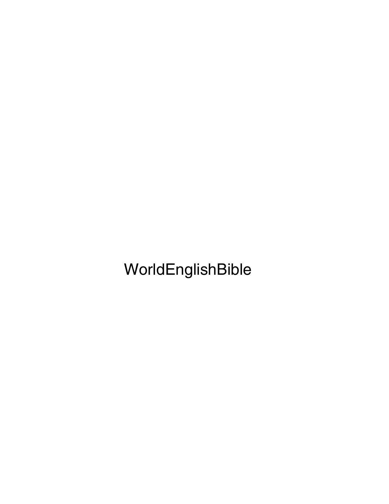World English Bible by Crystal-Bible