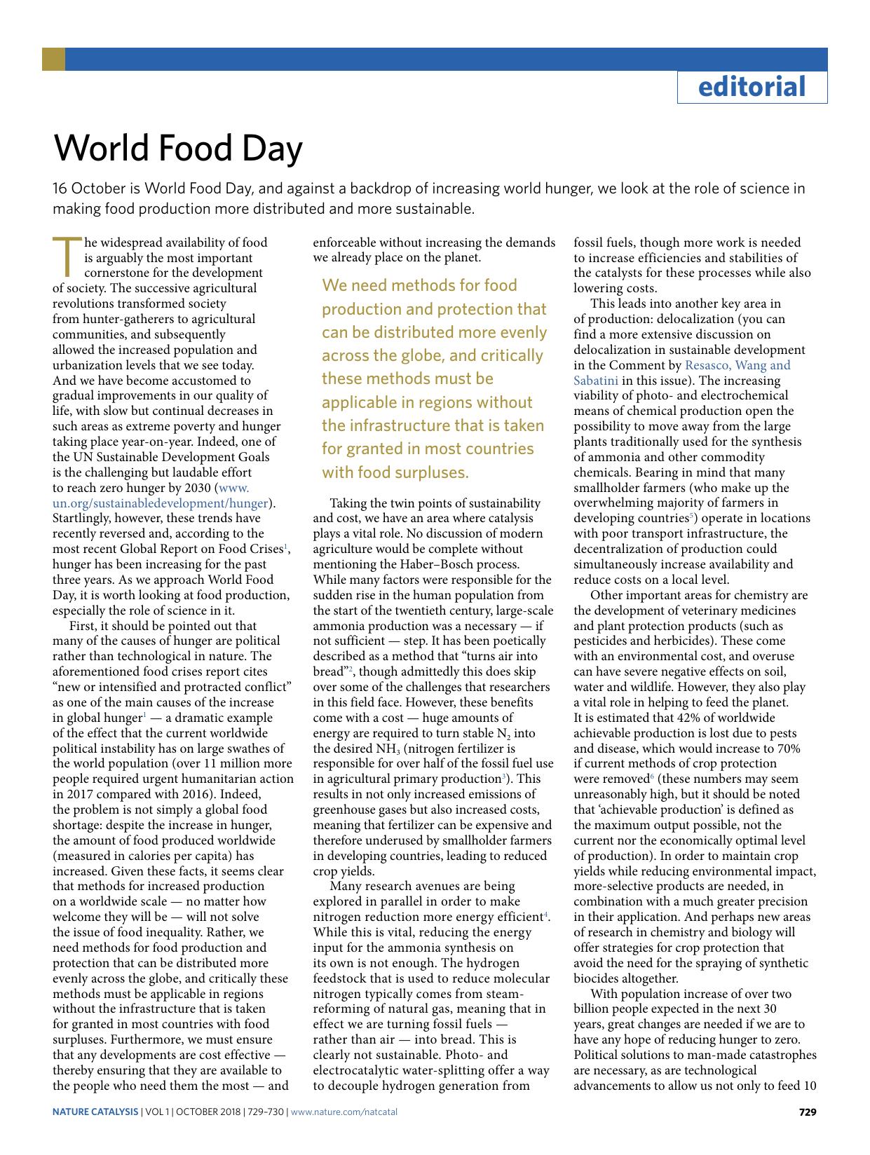 World Food Day by Unknown