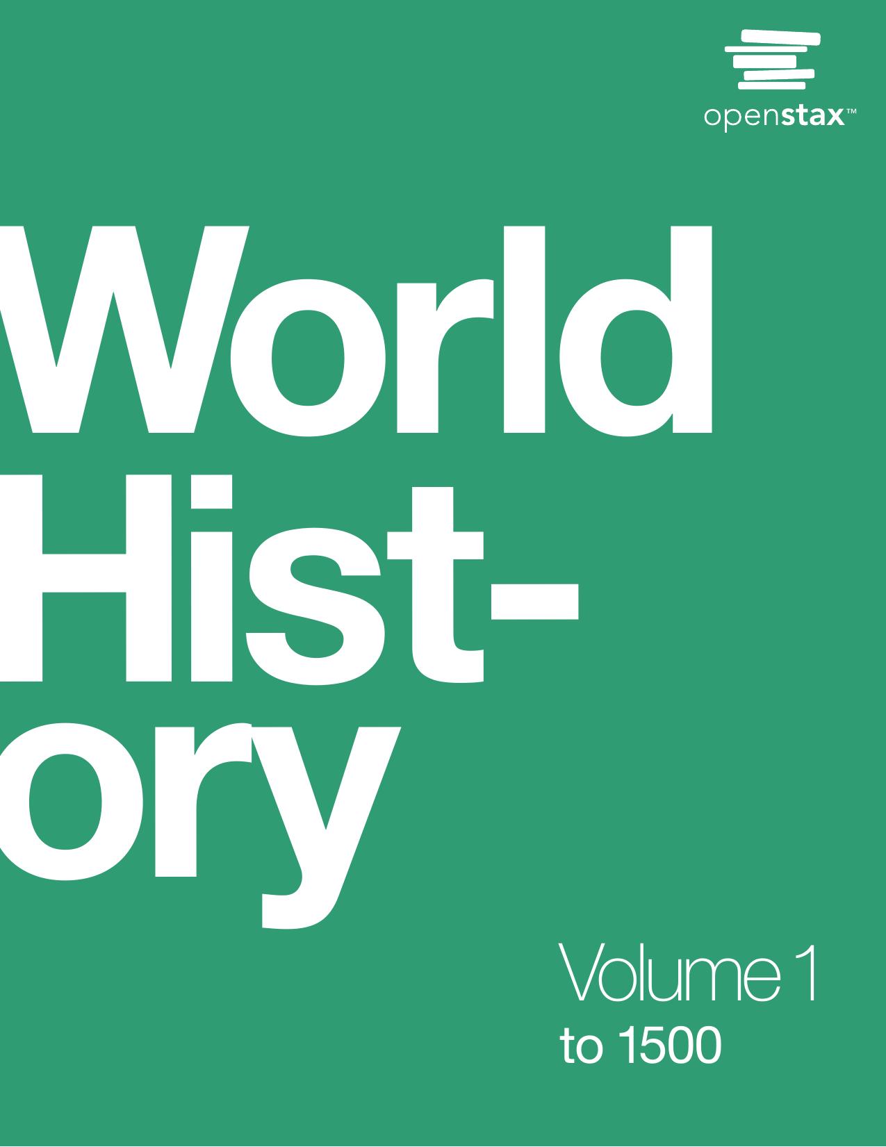 World History 1 to 1500 by openstax