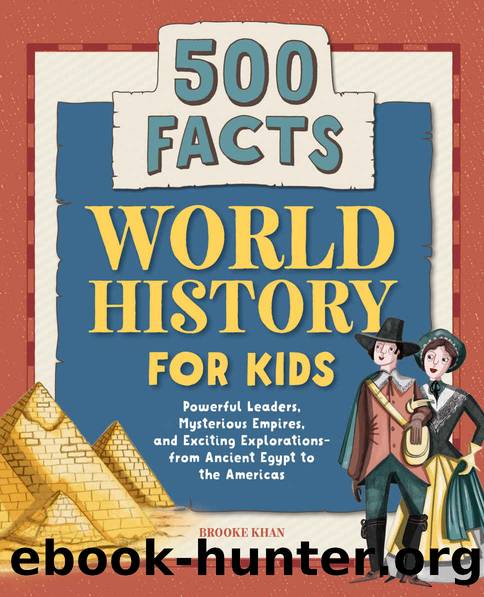 World History for Kids: 500 Facts! (500 History Facts) by Brooke Khan