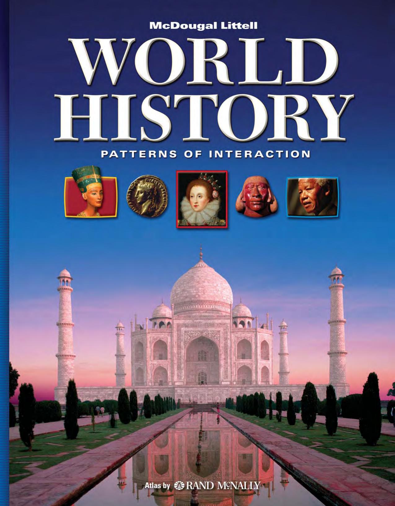 World History: Patterns of Interaction: Atlas By Rand Mcnally by Holt Mcdougal