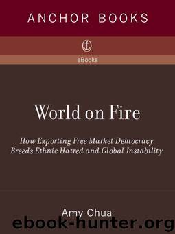 World On Fire by Amy Chua