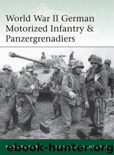 World War II German Motorized Infantry & Panzergrenadiers by Nigel Thomas