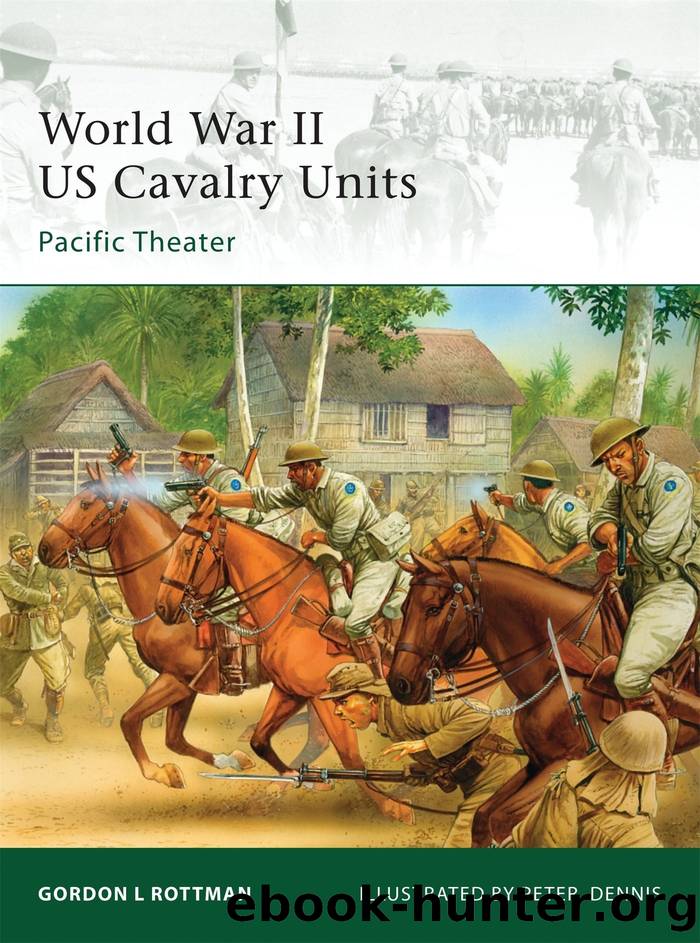 World War II US Cavalry Units: Pacific Theater by Gordon L. Rottman