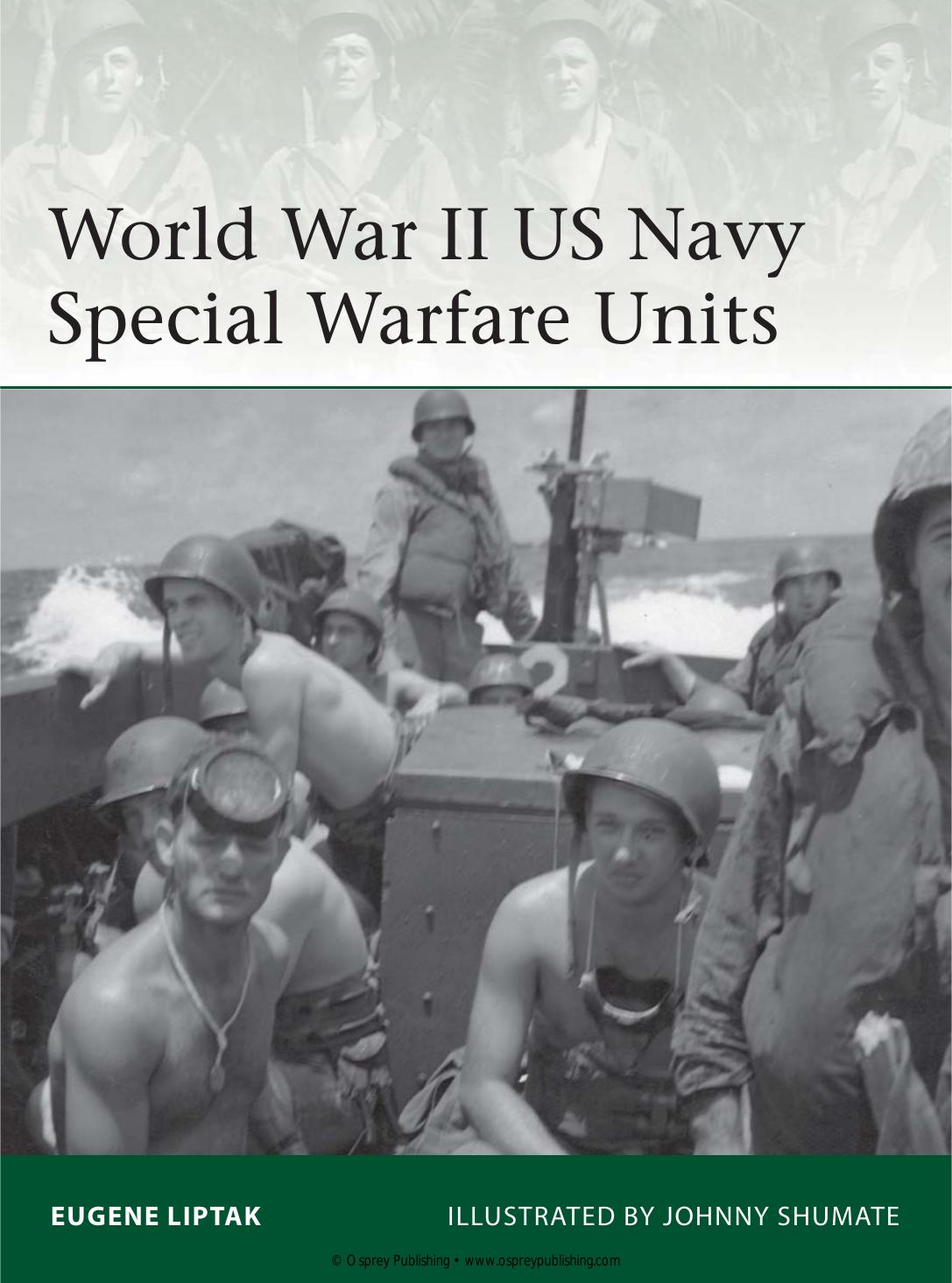 World War II US Navy Special Warfare Units (Elite) by Eugene Liptak