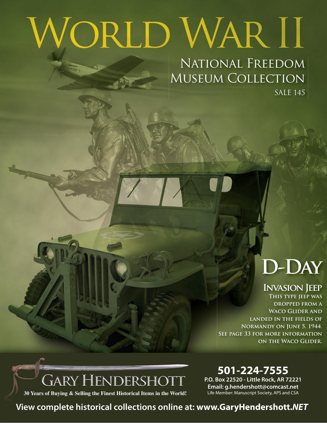 World War II. National Freedom Museum Collection by Design by Kyle Holmes