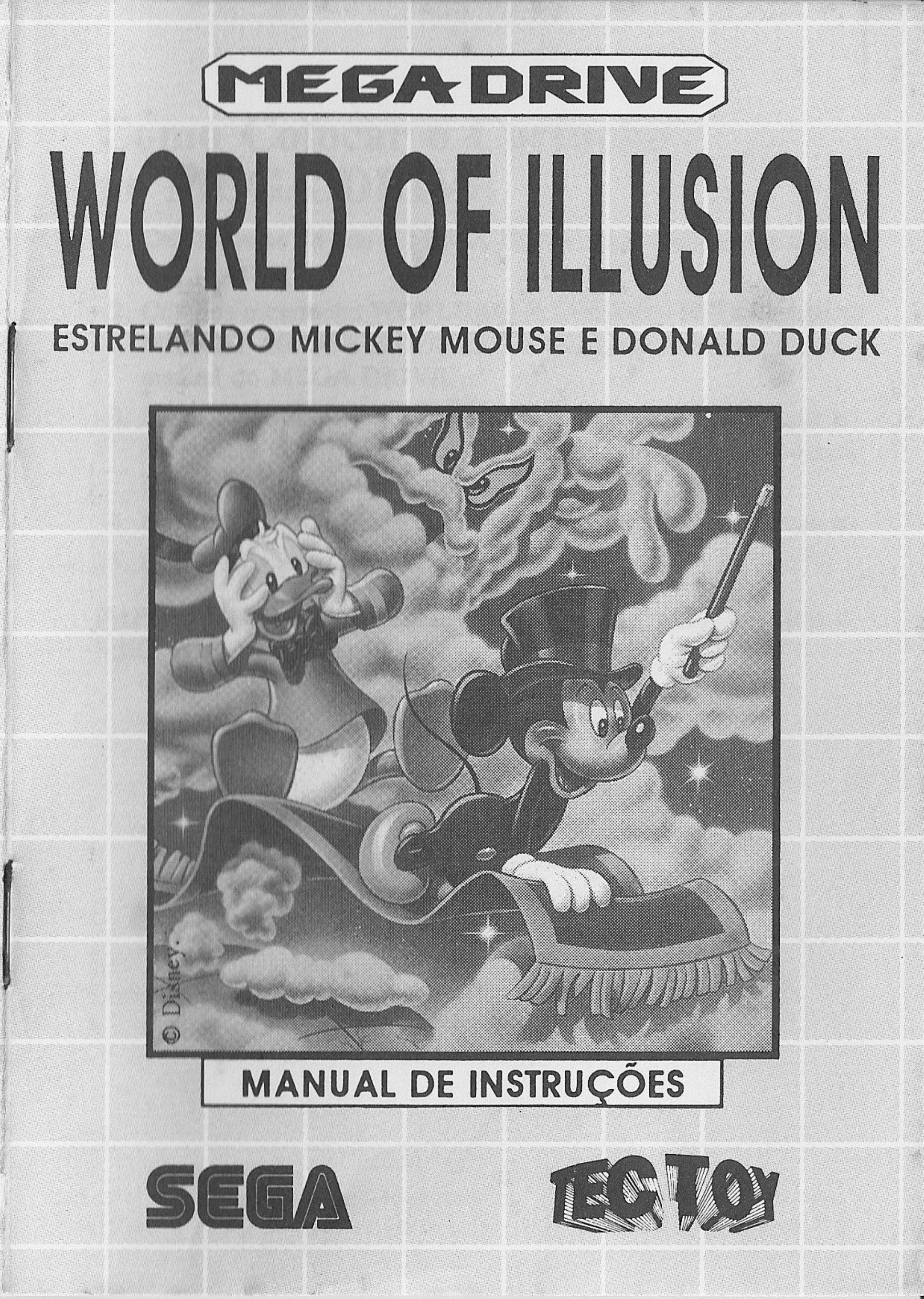 World of Illusion Starring Mickey Mouse & Donald Duck I Love Mickey & Donald (BR) by Unknown
