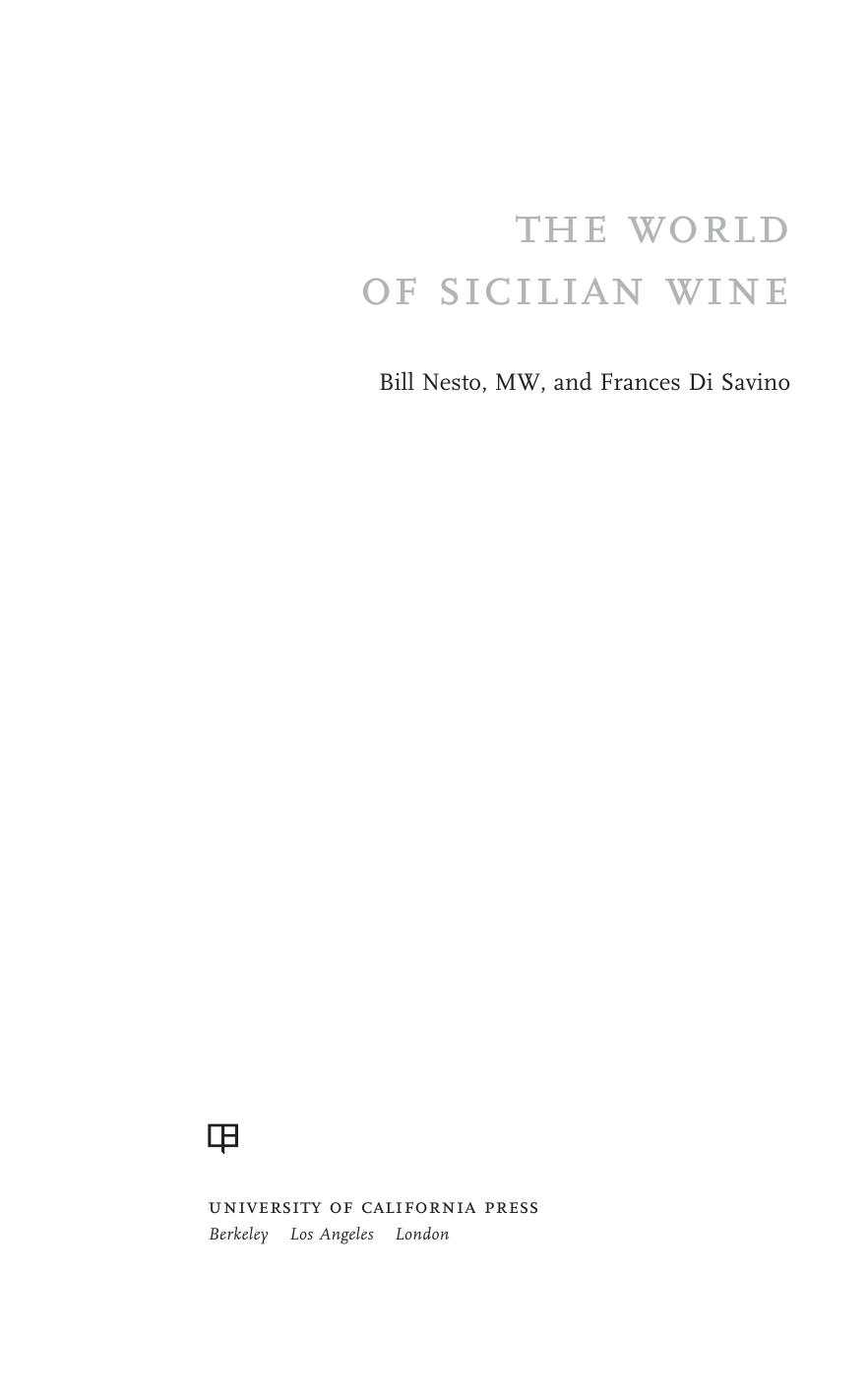 World of Sicilian Wine by Nesto Bill(Author)