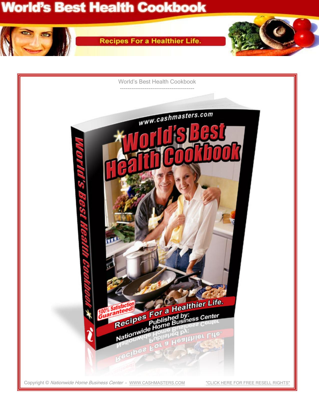 World's Best Health Cookbook by Beth