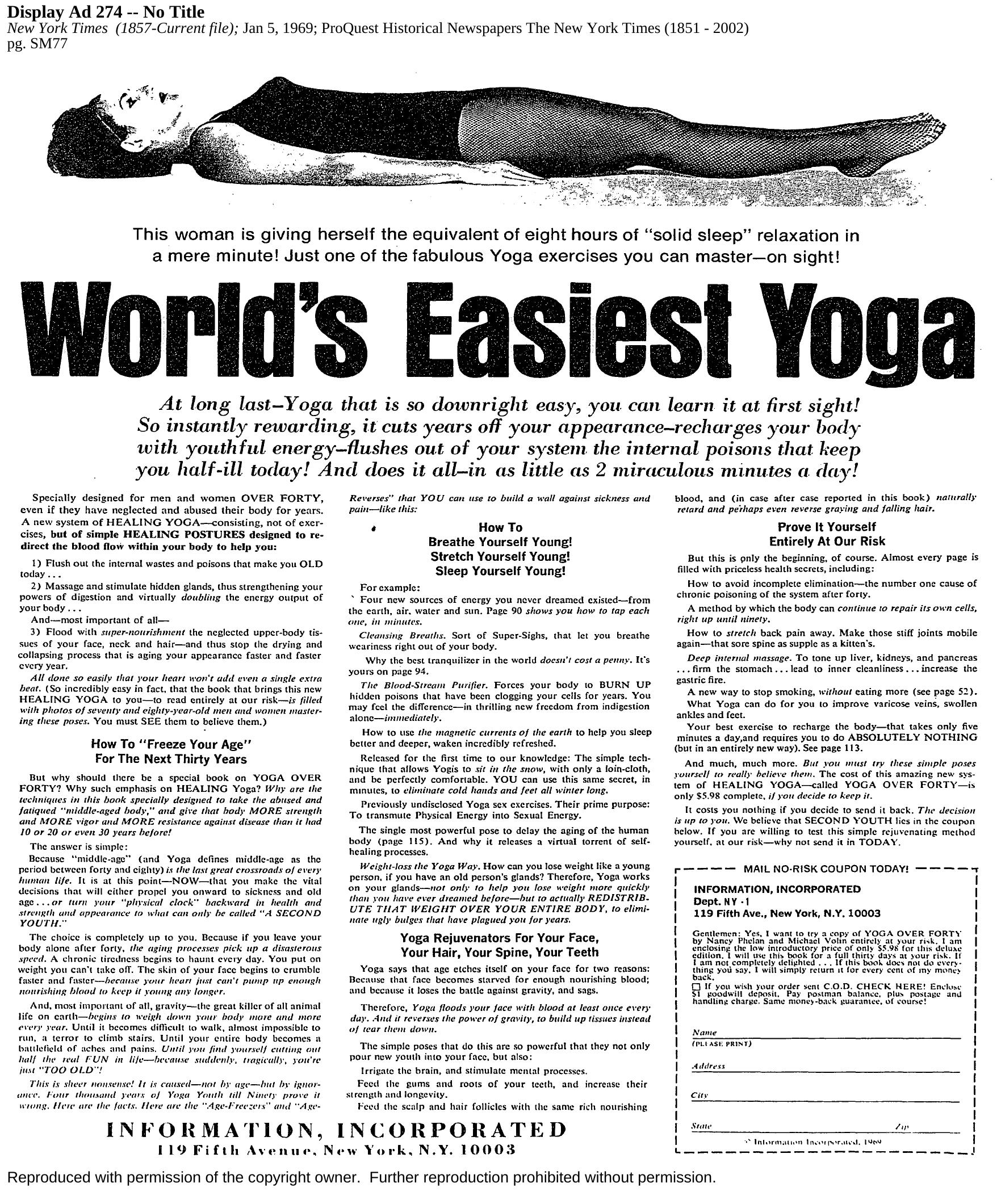World's Easiest Yoga by Unknown