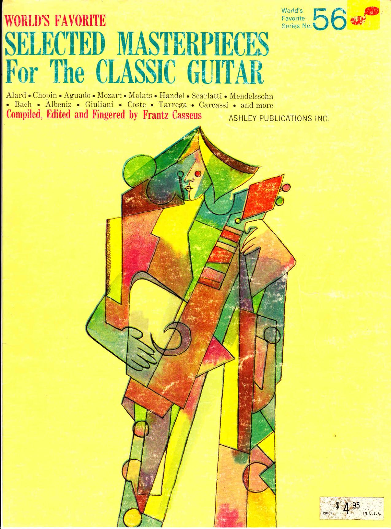 World's Favorite Selected Masterpieces for the Classic Guitar by Unknown