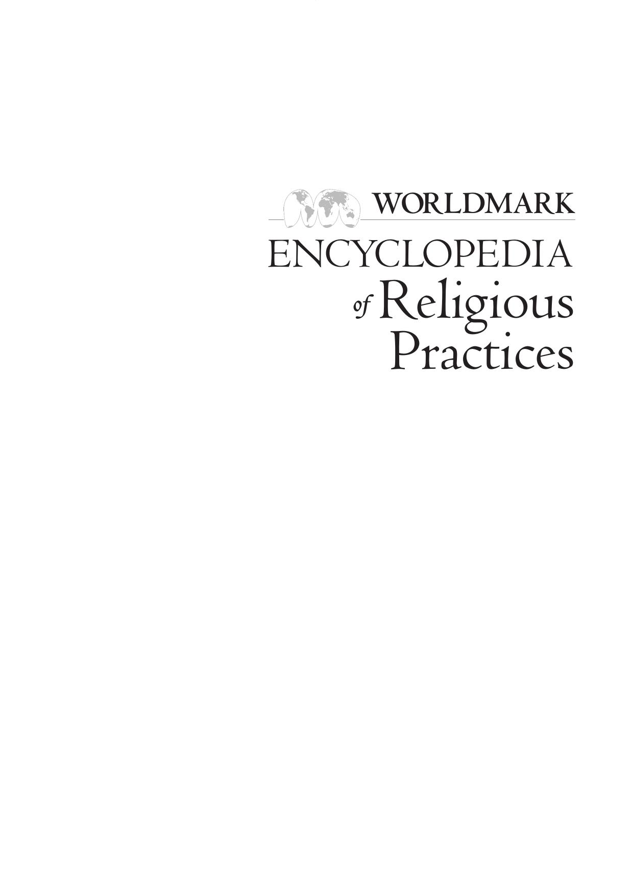 Worldmark Encyclopedia of Religious Practices - Countries M-Z by Thomas Riggs