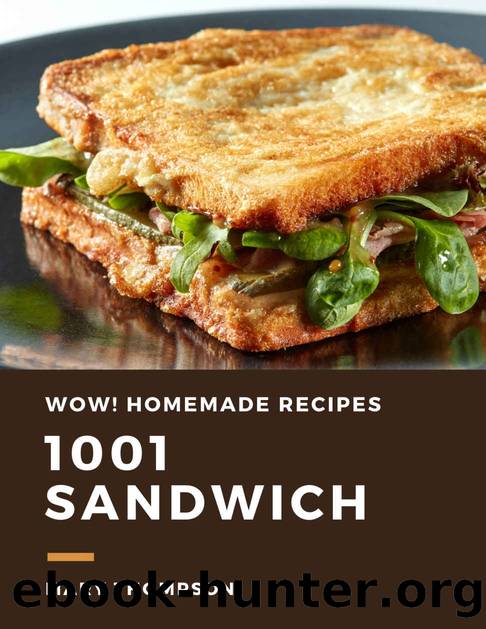 Wow! 1001 Homemade Sandwich Recipes: The Highest Rated Homemade Sandwich Cookbook You Should Read by Mary Thompson