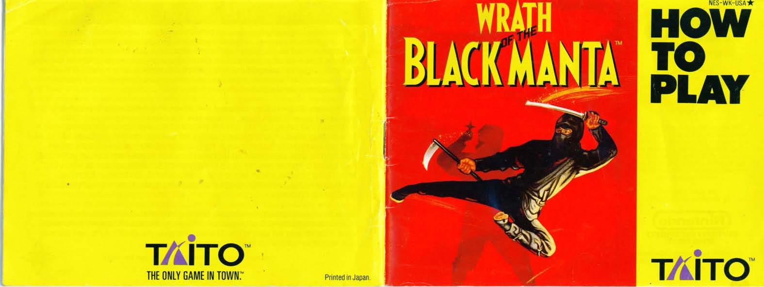 Wrath of The Black Manta (U) by Unknown